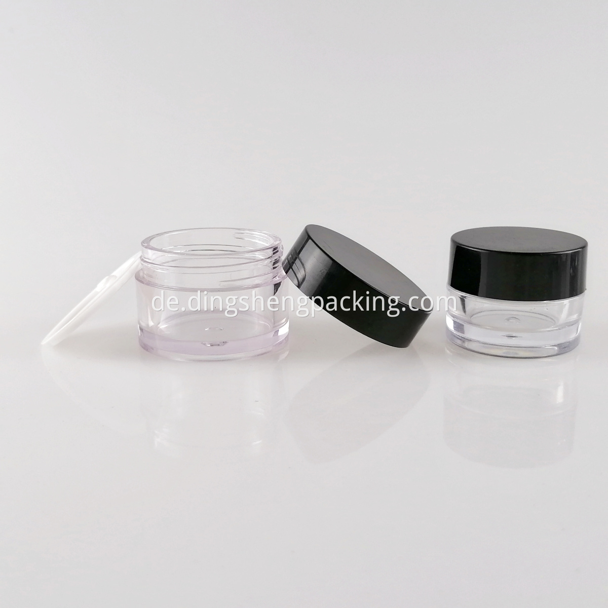 Cosmetic Cream Containers Clear Plastic PETG Jar